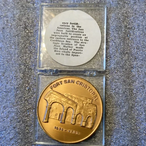 San Juan National Historic Site 2” Bronze Medal - Picture 3 of 7